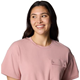 Columbia W Granite Point Knit SS Eraser Pink