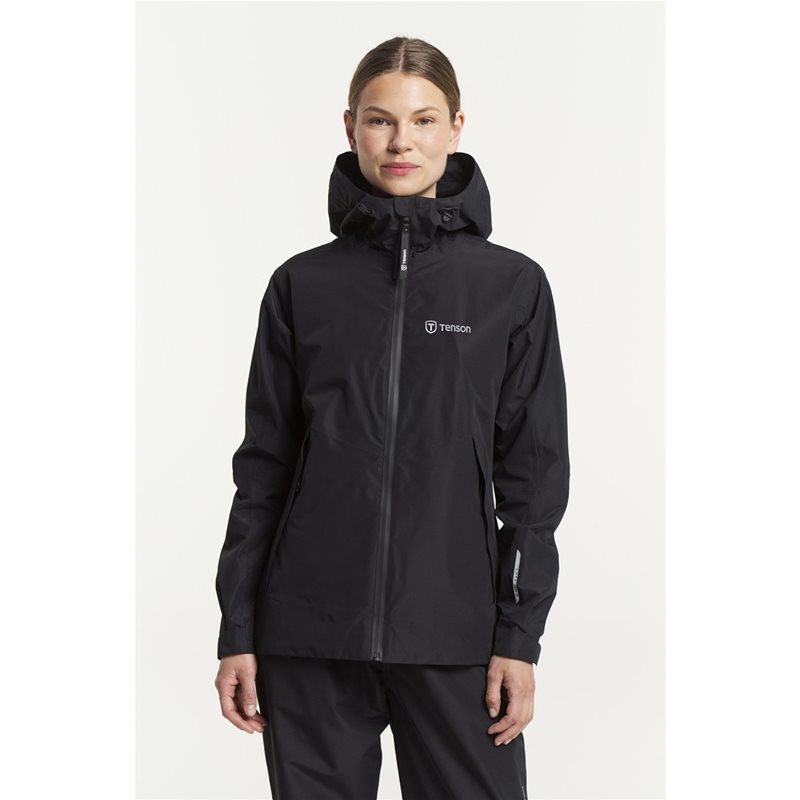 Tenson Winga Rain Jacket Women Black