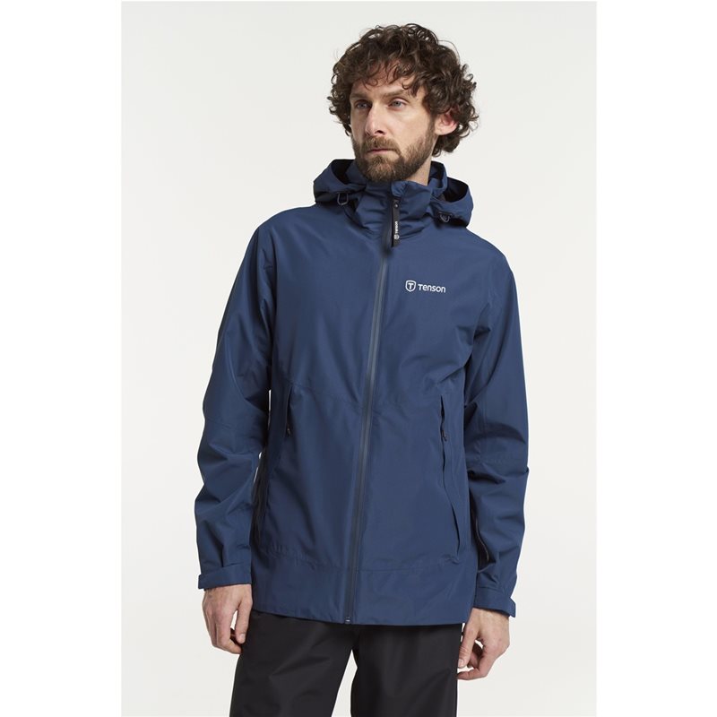 Tenson Winga Rain Jacket Men Dark Blue
