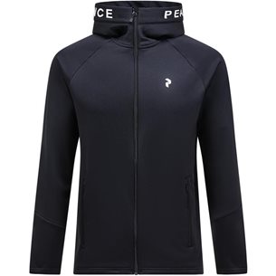 Peak Performance M Rider Zip Hood Black/Black