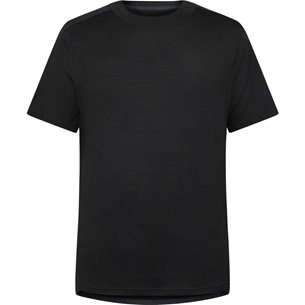 KnowledgeCotton Apparel Cleaver Wool 175 Single Constructed T-Shirt Black Jet