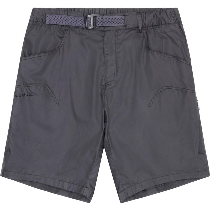 KnowledgeCotton Apparel Vent Ribstop 90 Lightweight Shorts Black Jet
