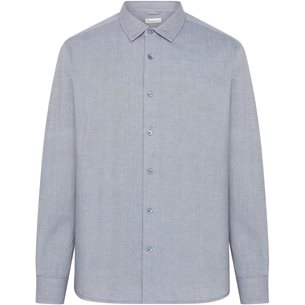 KnowledgeCotton Apparel Regular Fit Light Twill Shirt Vintage Indigo