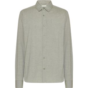 KnowledgeCotton Apparel Regular Fit Light Twill Shirt Burned Olive