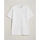 KnowledgeCotton Apparel LOKE badge tee - Regenerative Organic Certified Bright White