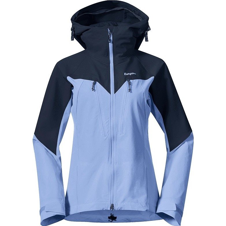 Bergans Tind Softshell Jacket Women Blueberry Milk/Navy Blue