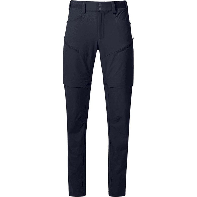 Bergans Convertible Zip-Off Softshell Pants Women Navy Blue