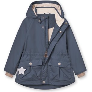MINI A TURE Matallure Spring Jacket Ombre Blue