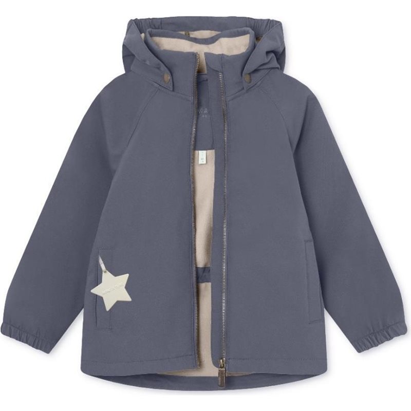 MINI A TURE Mataden Spring Softshell Jacket Ombre Blue