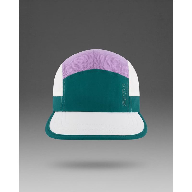 2XU Light Speed Cap Slate Green/Grape Fizz