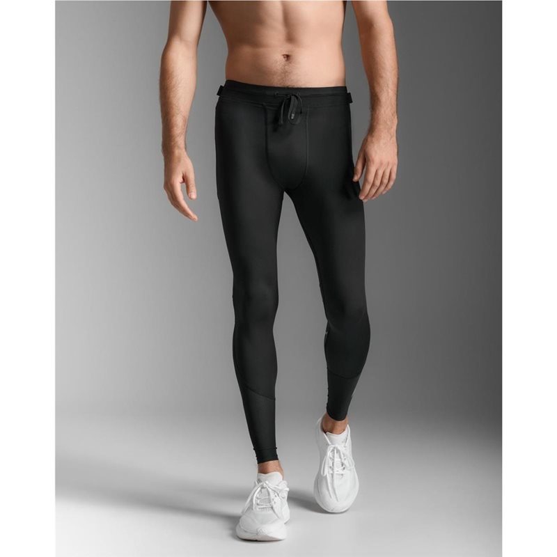 2XU Aero Mesh Compression Tights Black/Silver Reflective