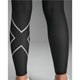 2XU Aero Mesh Hi-Rise Compression Tights Black/Silver Reflective
