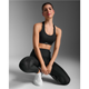 2XU Aero Mesh Hi-Rise Compression Tights Black/Silver Reflective