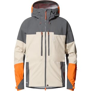 Haglöfs Miesten Spitz GTX PRO -takki liitubeige/magnetiitti