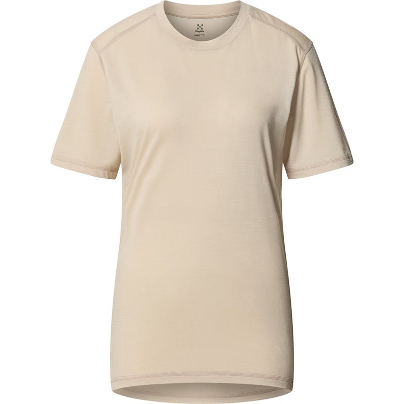 Haglöfs Kaise Wool Tee Naisten liitubeige