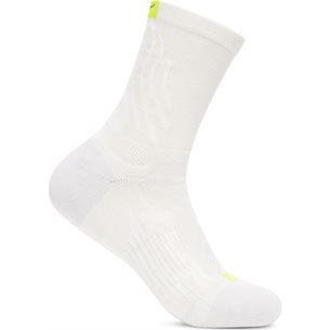 Hoka U Bondi 9 Crew Run Sock White