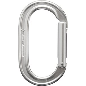 Black Diamond Oval Keylock Carabiner Polished