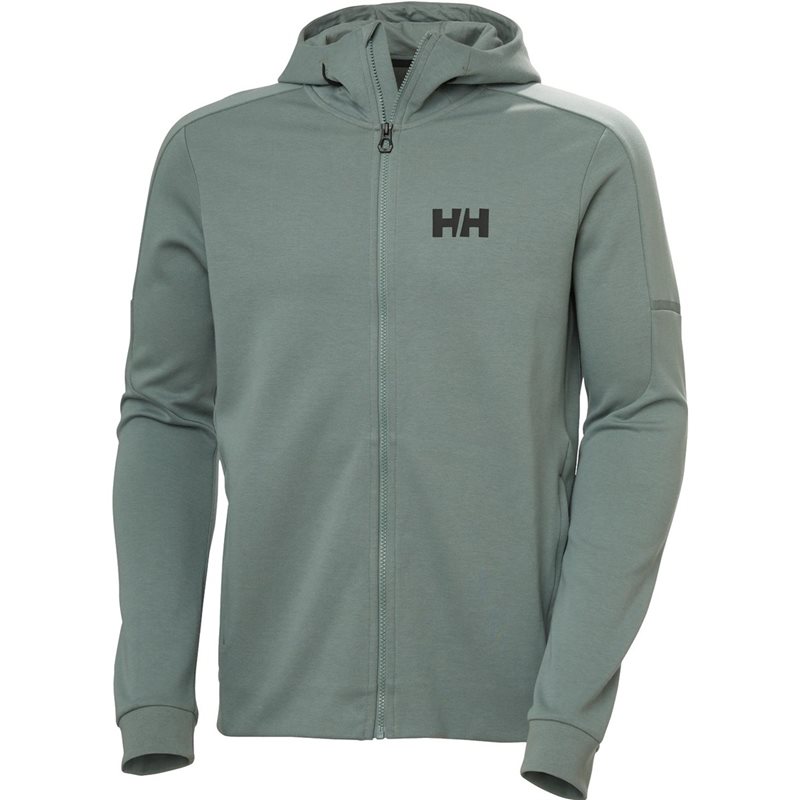 Helly Hansen Hp Tech Sweat Fz Hooded Jacket Grey Cactus