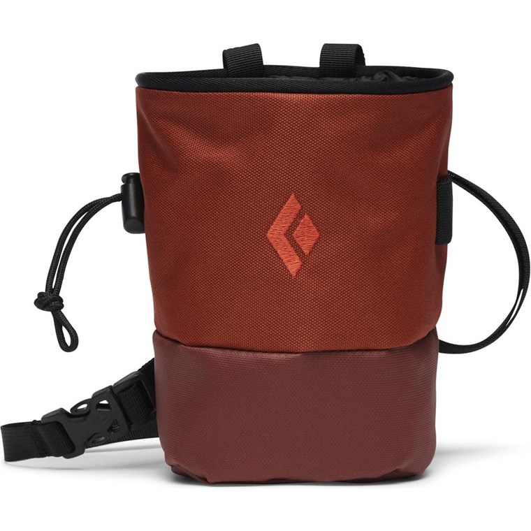 Black Diamond Mojo Zip Chalk Bag Burnt Sienna