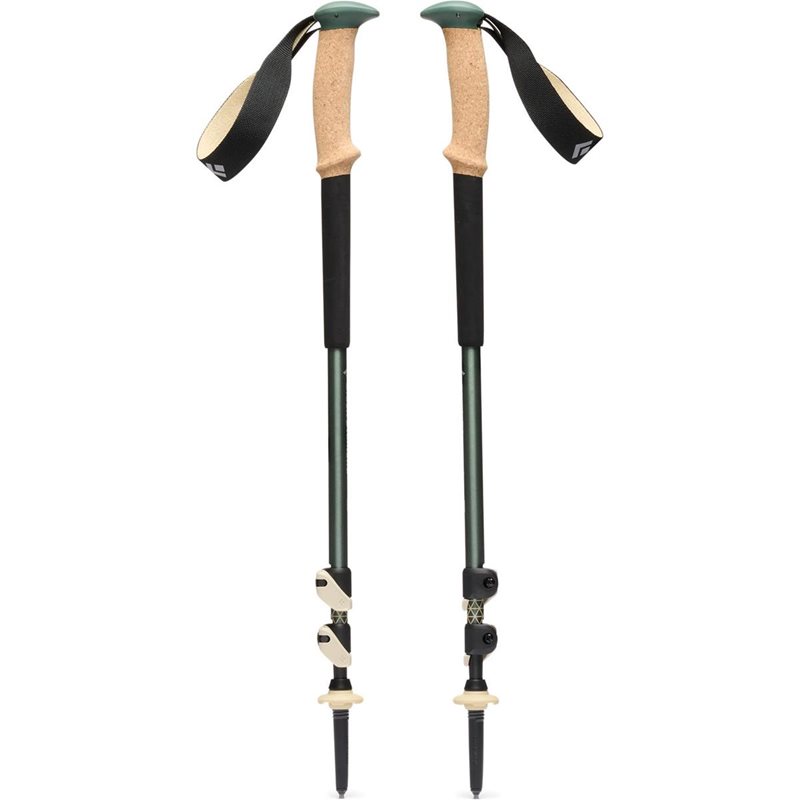 Black Diamond Trail Cork Trekking Poles Laurel Green