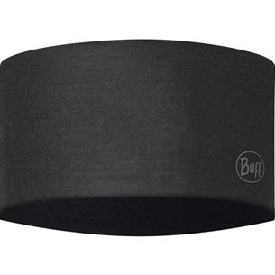 Buff Coolnet Uv Headband Wide Solid Black Adult Solid Black