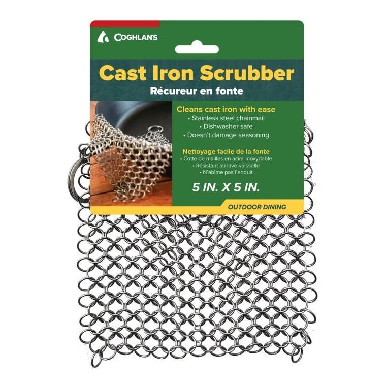 Coghlans Cast Iron Scrubber Stainless Steel