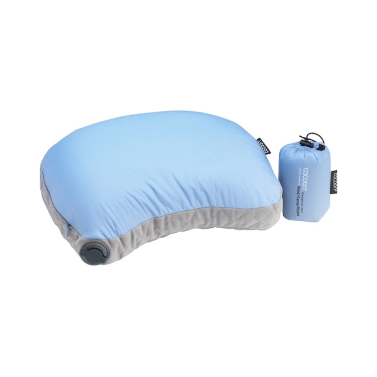 Cocoon Air Core Pillow Hood/Camp UL 28X37 Light-Blue/Grey