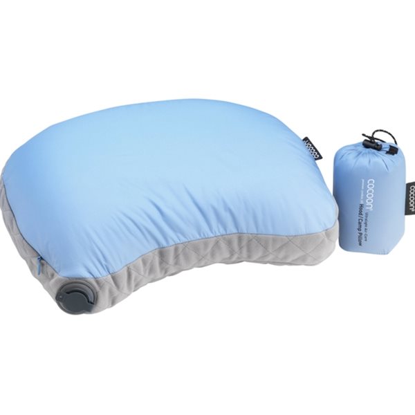 Cocoon Air Core Pillow Hood/Camp UL 28X37 Light-Blue/Grey