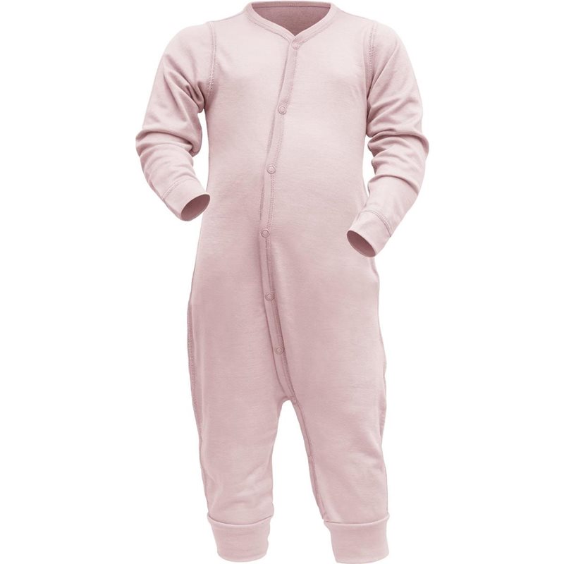 Devold Breeze Merino Sleepsuit Baby Chalk Pink