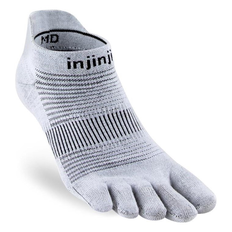 Injinji Run Lightweight No-Show Gray