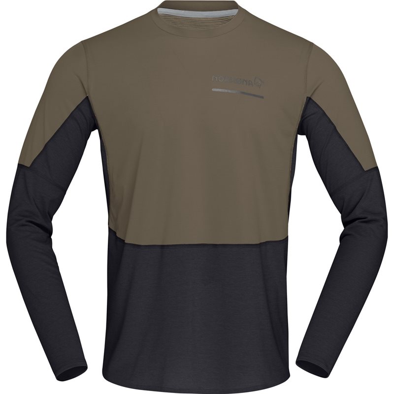 Norrøna Senja Equaliser Lightweight Long SleeveM’s Olive Night