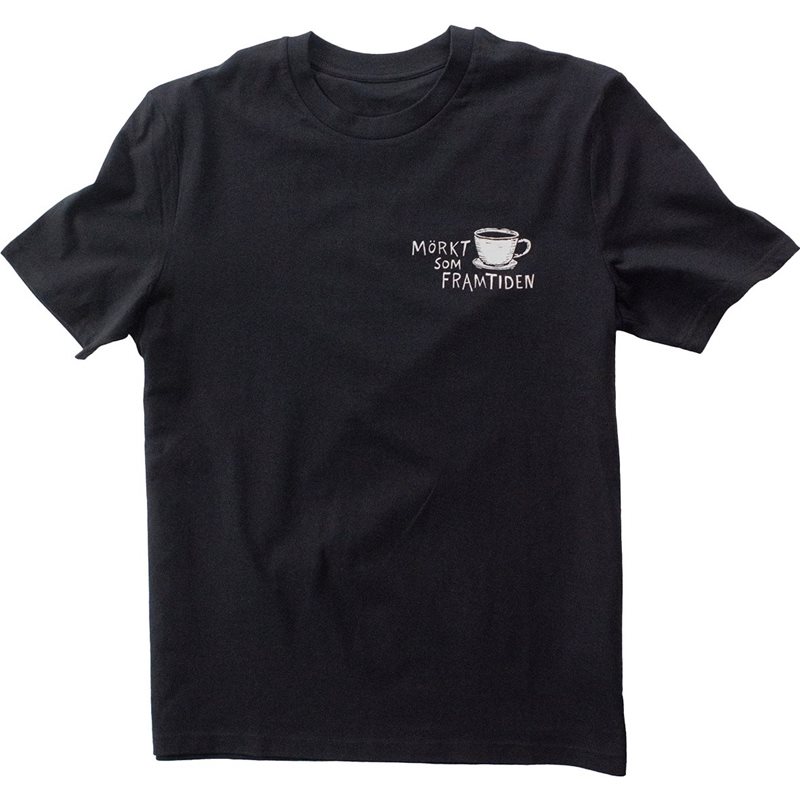 Lemmel Kaffe Mörkt Som Framtiden T-Shirt Black Black S
