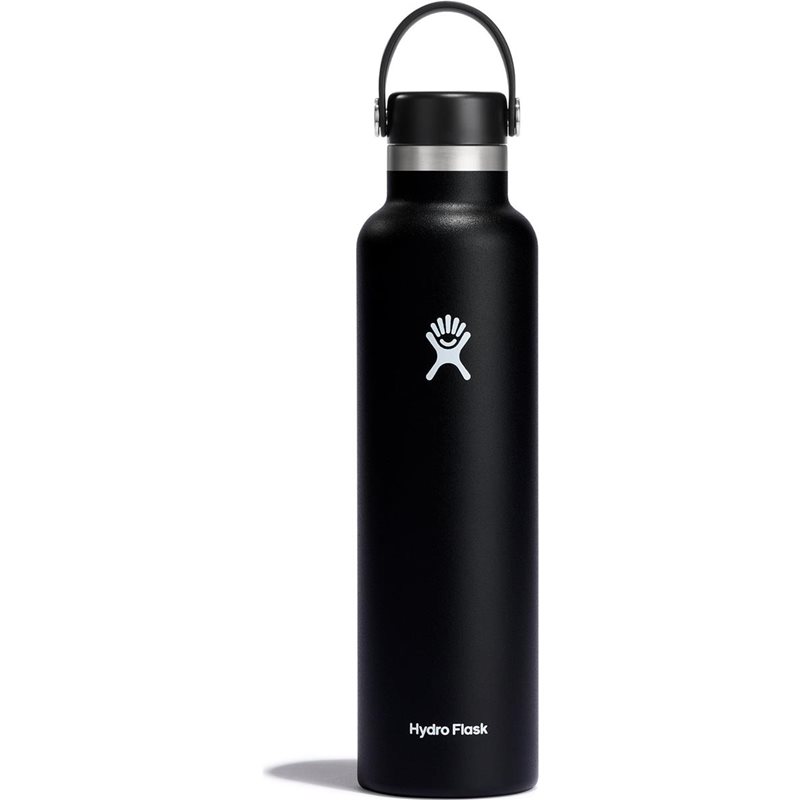 Hydro Flask Std Mouth Flex 24 Mouth Bottle with Standard Flex Cap 709ml Black