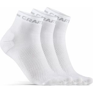 Nike Core Dry Mid Sock 3-Pack White