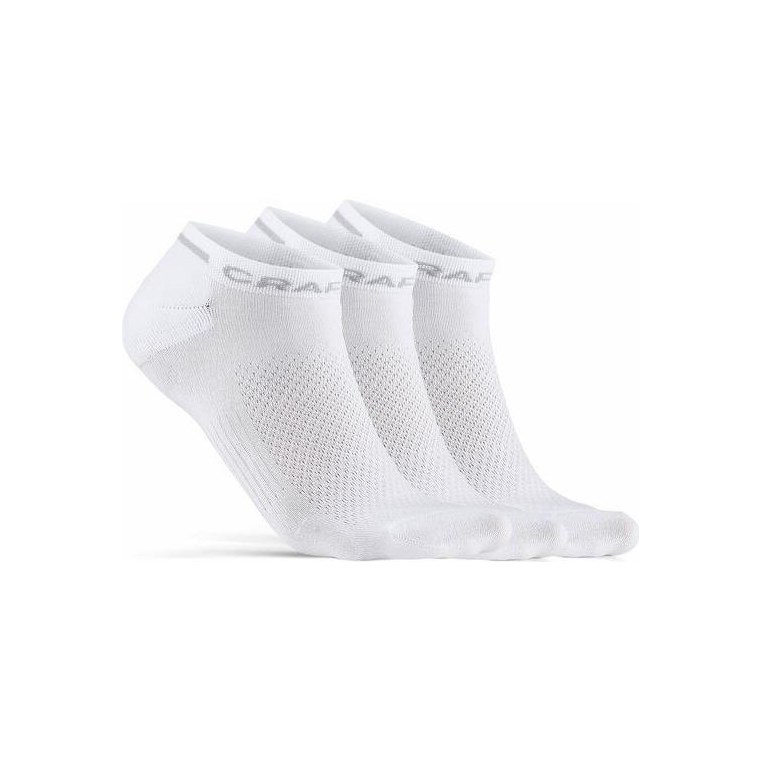 Craft Core Dry Shaftless 3-Pack Sock White