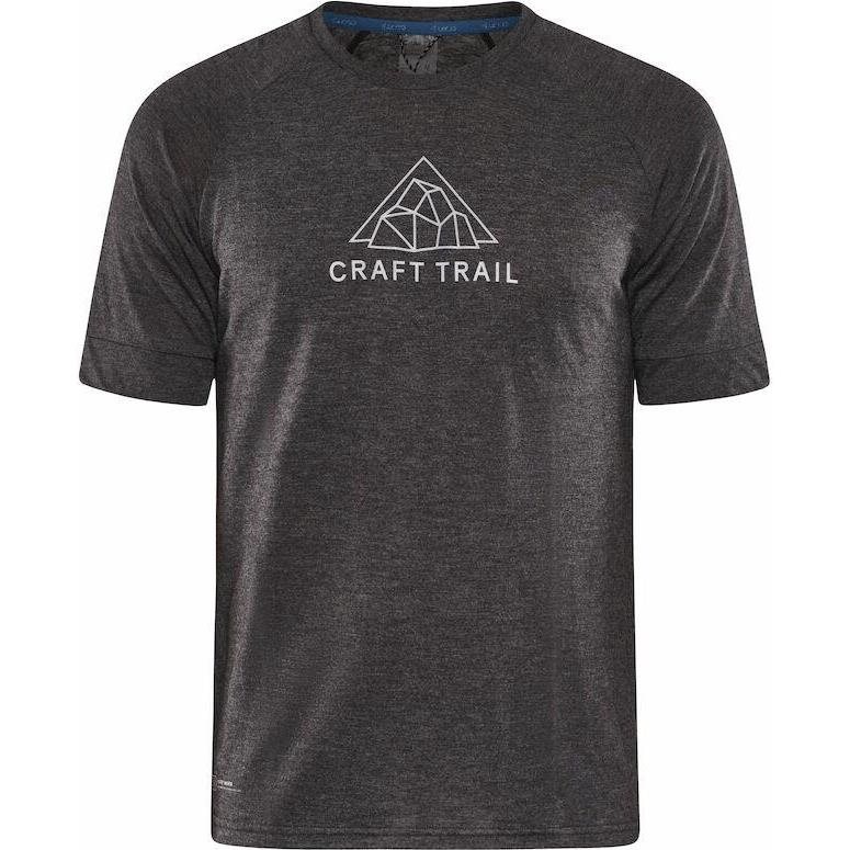 Craft Pro Trail Wool SS Tee M Black/Melange