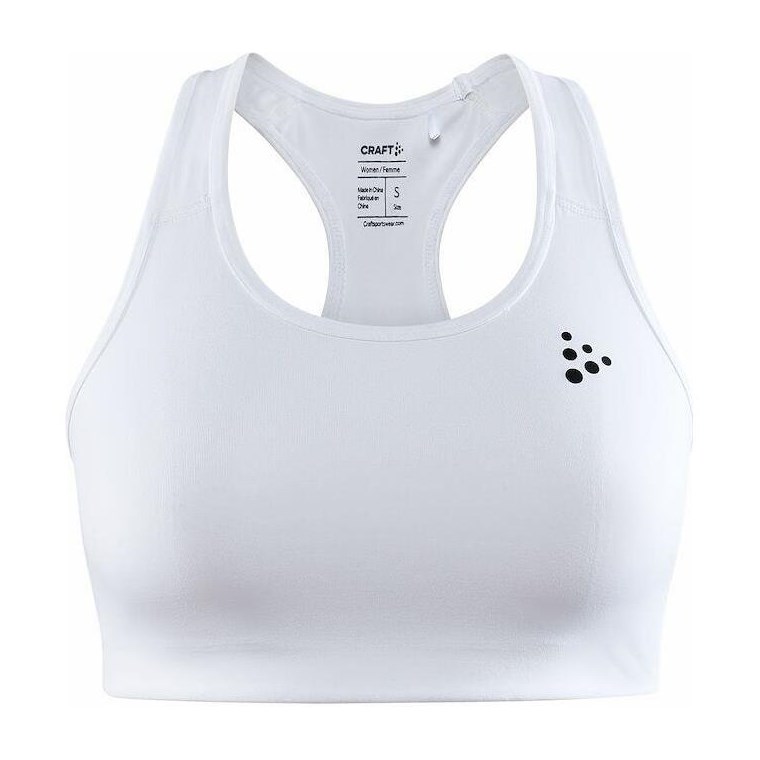 Craft Training Bra Classic White