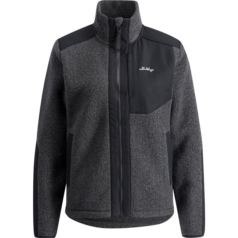 Lundhags Saruk Wool Pile Mid Full Zip W Charcoal