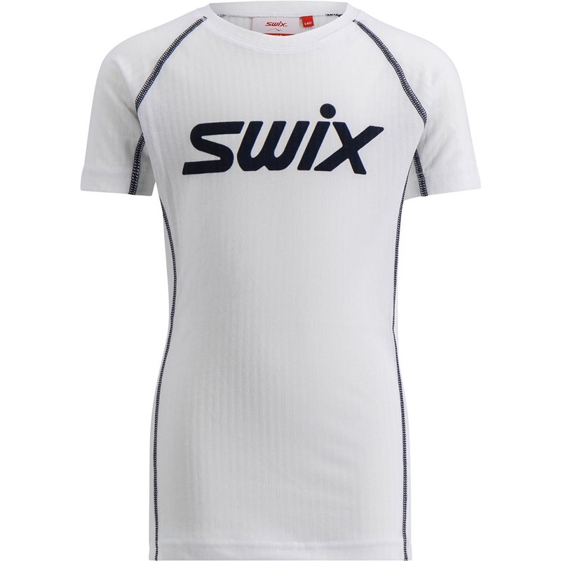 Swix RaceX Classic Short Sleeve Jr Bright White/ Dark Navy