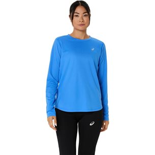 Asics Core Ls Top  Women Blue Coast