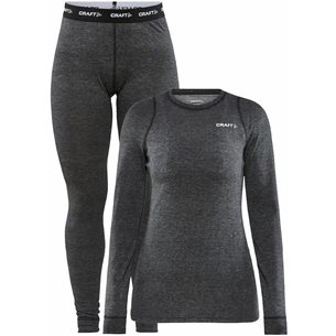 Craft WOOL MERINO SET W W Black Melange