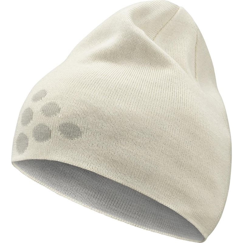 Craft ADV NORDIC TRAINING MERINO LOGO HAT Tofu Tofu S/M