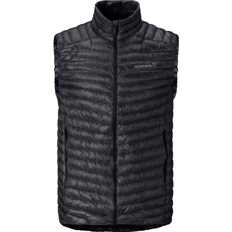 Norrøna Trollveggen Down800 Super Light Vest M'S Caviar Black