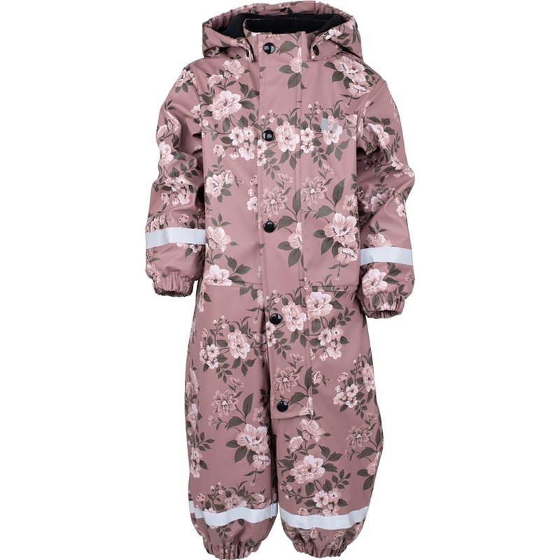 Lindberg Lekhyttan Rain Baby Overall. Fleece Rose/Brown