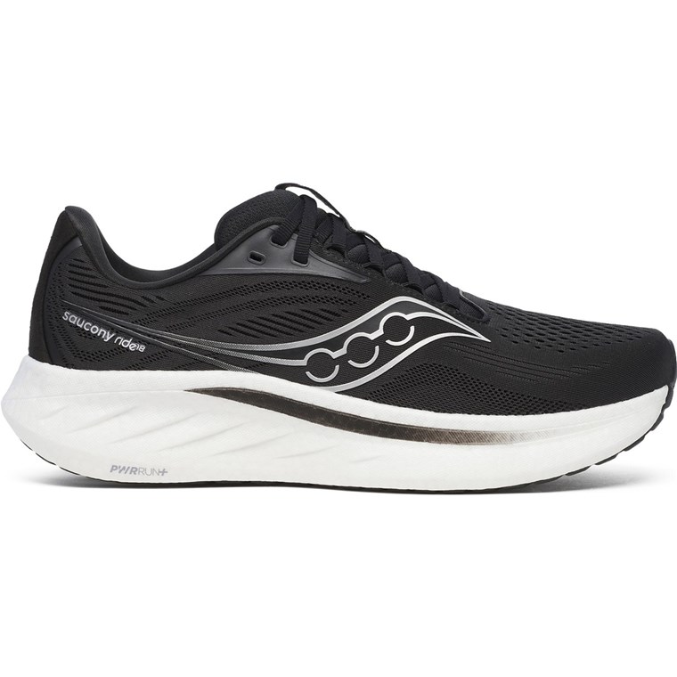 Saucony Ride 18 Wide M Black