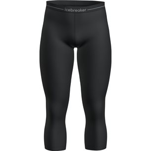 Icebreaker Men Merino 200 Oasis 3/4 Leggings Black