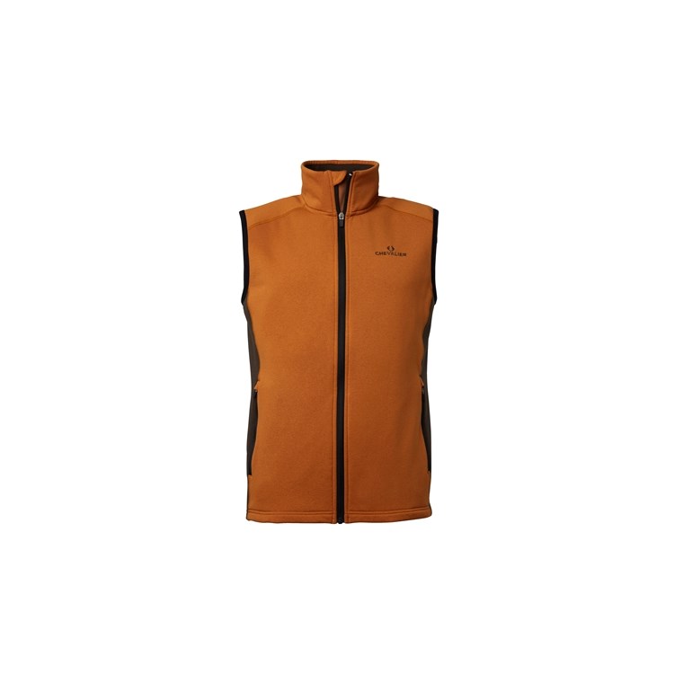 Chevalier Lenzie Fleece Vest Orange/Brown