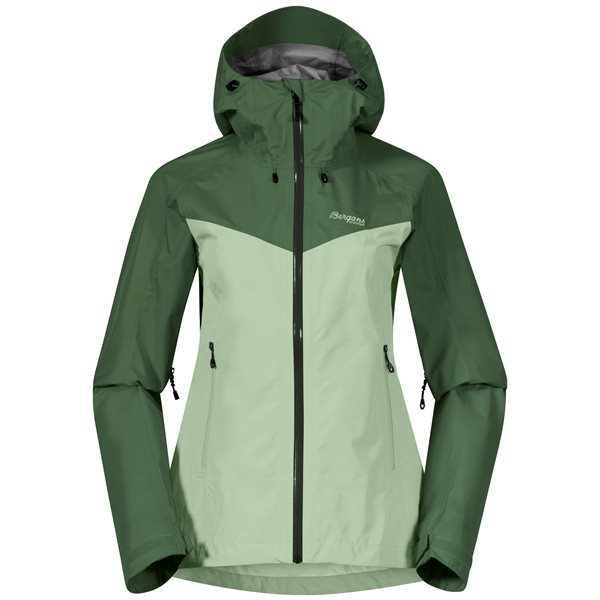 Bergans Skar Light 3L Shell Jacket Women Light Jade Green/Dark Jade Green