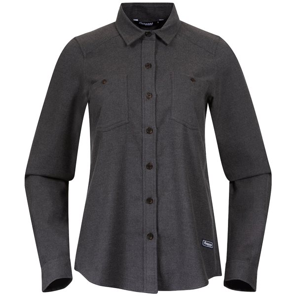 Bergans Tovdal W Shirt Solid Dark Grey
