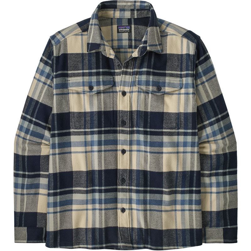 Patagonia Ms Fjord Flannel Shirt Whole Weave: Old Growth Green